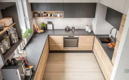So sánh các kiểu bố cục bếp phổ biến: bếp chữ I, chữ L, chữ U và bếp đảo nên chọn loại nào?