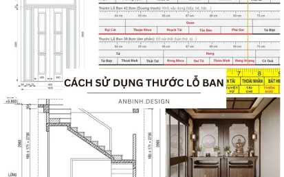 Hướng dẫn cách sử dụng thước lỗ ban ĐÚNG CÁCH