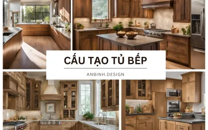Chi Tiết Cấu Tạo Tủ Bếp
