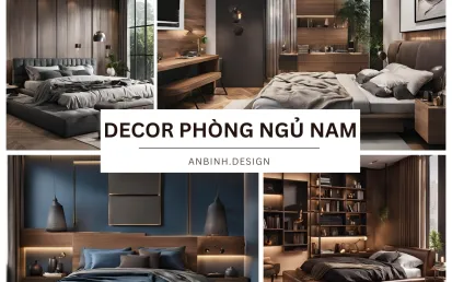 Cách Decor Phòng Ngủ Nam Thanh Lịch