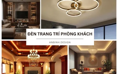Gợi ý kích thước đèn trang trí phòng khách đẹp CÂN ĐỐI