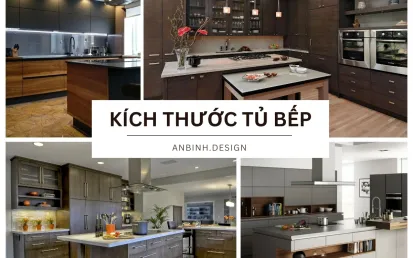 Kích Thước Tủ Bếp Tiêu Chuẩn Người Việt