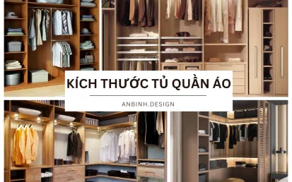 Kích Thước Tủ Quần Áo Tiêu Chuẩn Mới Nhất