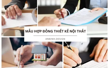 Mẫu Hợp Đồng Thiết Kế Nội Thất