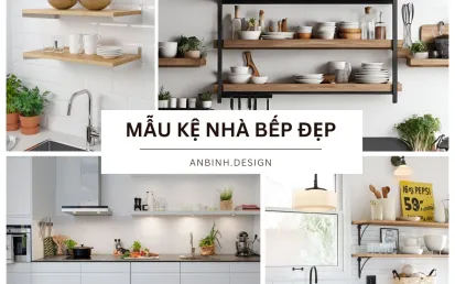 Mẫu Kệ Nhà Bếp Đẹp, Đa Năng