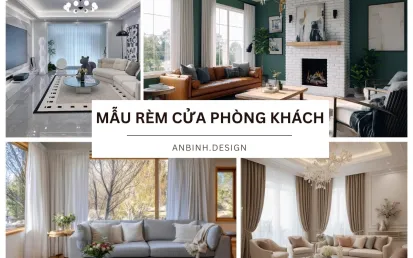 10+ mẫu rèm cửa phòng khách đẹp hiện đại SANG TRỌNG