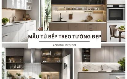 Mẫu Tủ Bếp Treo Tường Đẹp, Đa Năng