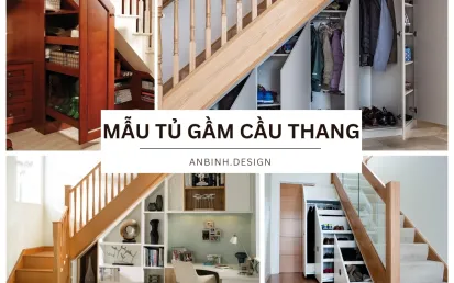 Xu hướng mẫu tủ gầm cầu thang 2025