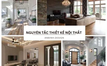 Tổng hợp 7 nguyên tắc thiết kế nội thất CHUẨN chuyên gia