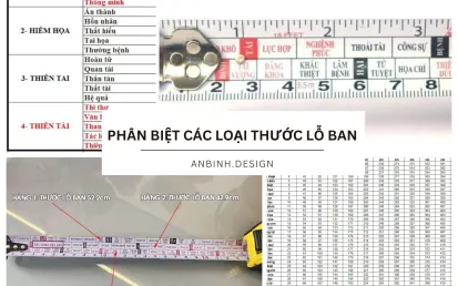 Cách phân biệt các loại thước lỗ ban CHI TIẾT