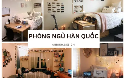  Mẫu Phòng Ngủ Hàn Quốc Trang Nhã