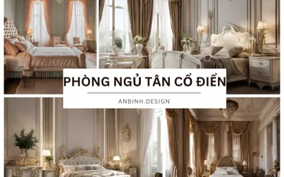 Mẫu Phòng Ngủ Tân Cổ Điển Đẳng Cấp