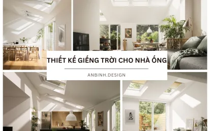 Thiết Kế Giếng Trời Cho Nhà Ống