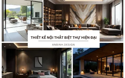 Thiết kế nội thất biệt thự hiện đại
