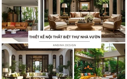 Thiết kế nội thất biệt thự nhà vườn​ cao cấp