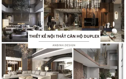 Mẫu thiết kế nội thất căn hộ Duplex đẹp nhất