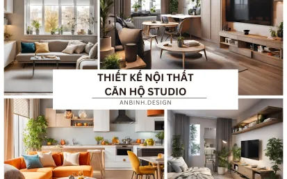 Thiết kế nội thất căn hộ Studio thông minh