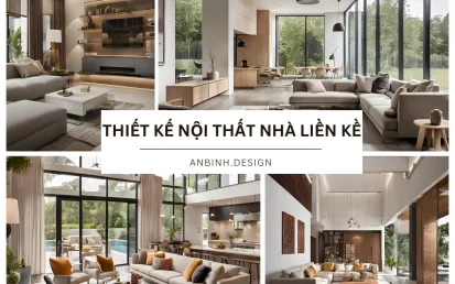 Thiết Kế Nội Thất Nhà Liền Kề Đẹp, Sang Trọng