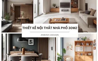 Thiết kế nội thất nhà phố 30m2​