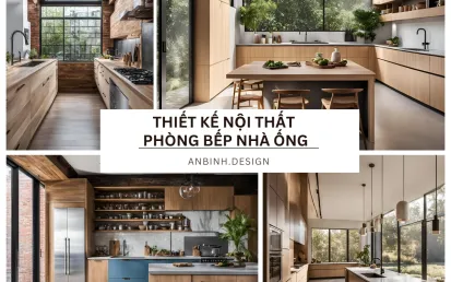 Mẫu Thiết Kế Phòng Bếp Nhà Ống Tiện Nghi