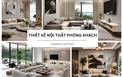 Mẫu Thiết Kế Nội Thất Phòng Khách Đẹp