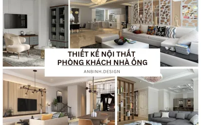 Mẫu Thiết Kế Nội Thất Phòng Khách Nhà Ống Đẹp