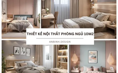 Thiết Kế Nội Thất Phòng Ngủ 10m2 Khoa Học