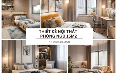 Mẫu Thiết Kế Nội Thất Phòng Ngủ 15m2 Đẹp