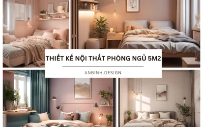 Thiết Kế Nội Thất Phòng Ngủ 5m2 Đơn Giản