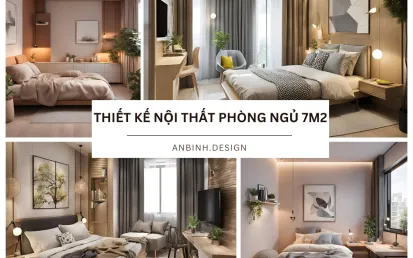 Thiết Kế Nội Thất Phòng Ngủ 7m2 Tối Ưu Không Gian