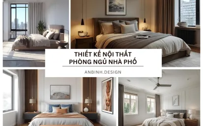 Thiết kế nội thất phòng ngủ nhà phố​
