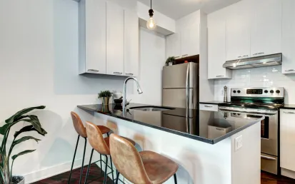 Mẫu Thiết Kế Phòng Bếp Chung Cư Đẹp, Tiện Nghi