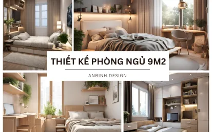 Thiết Kế Phòng Ngủ 9m2 Ấn Tượng