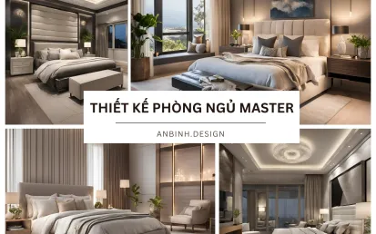 Mẫu Thiết Kế Phòng Ngủ Master Cao Cấp