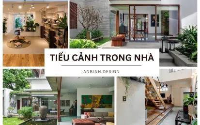 Mẫu Tiểu Cảnh Trong Nhà Dễ Thi Công