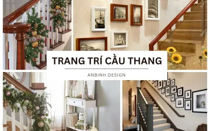 Hướng dẫn trang trí cầu thang độc đáo