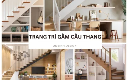 Cách Trang Trí Gầm Cầu Thang Ấn Tượng