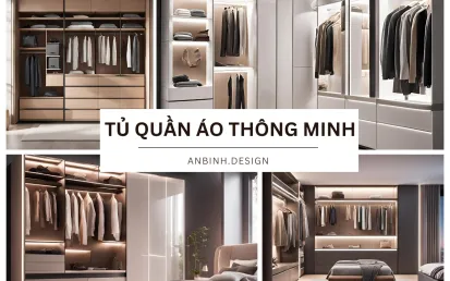  Mẫu Tủ Quần Áo Thông Minh, Đa Năng