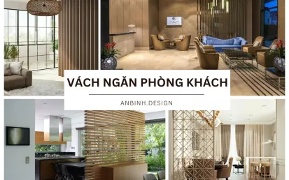  Vách Ngăn Phòng Khách Đẹp, Hiện Đại