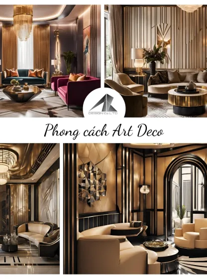 Phong cách thiết kế nội thất Art Deco 