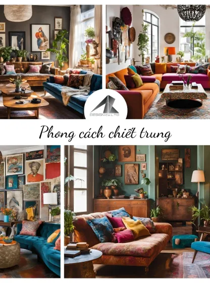 Phong cách nội thất Chiết Trung