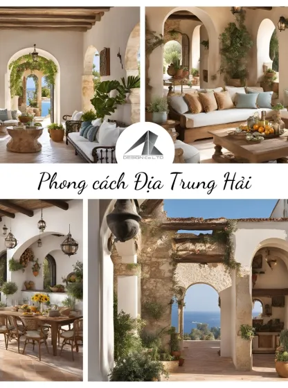 Phong cách thiết kế nội thất Địa Trung Hải