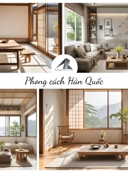 Phong cách thiết kế nội thất Hàn Quốc
