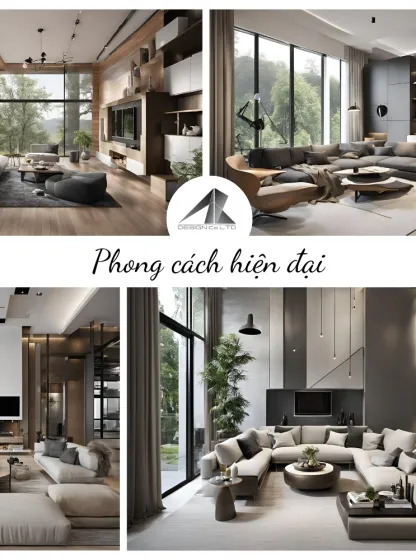 Phong cách nội thất Hiện Đại