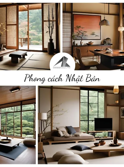 Phong cách thiết kế nội thất Nhật Bản