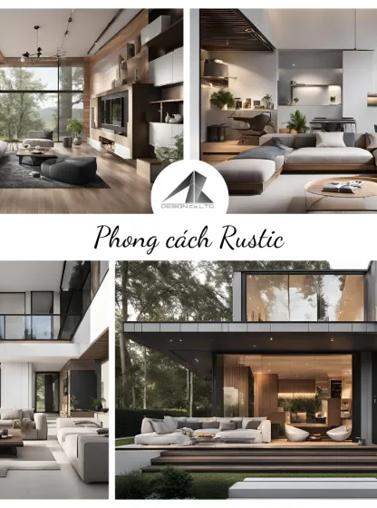 Phong cách thiết kế nội thất Rustic