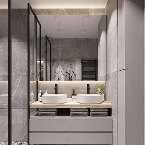 Thiết kế phòng tắm phong cách sang trọng