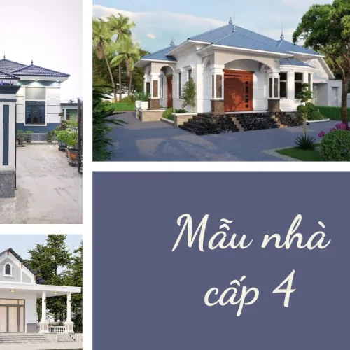 Mẫu nhà cấp 4 tiện nghi được yêu thích nhất
