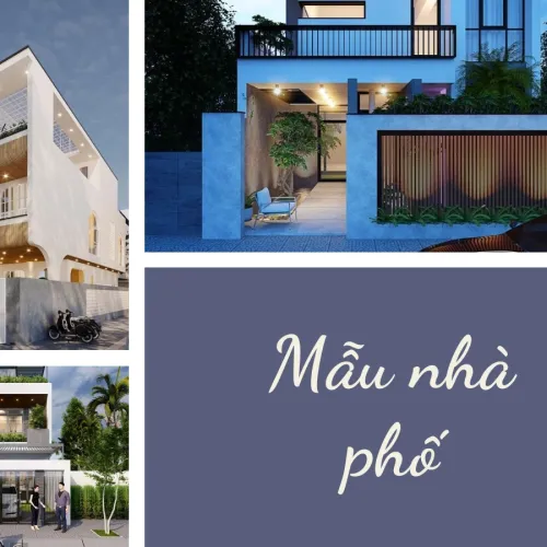 Mẫu nhà phố sang trọng thời thượng