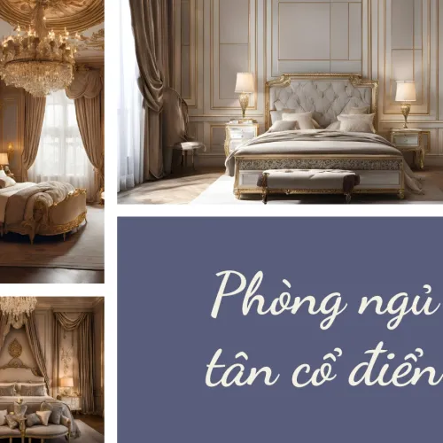 Phòng ngủ phong cách tân cổ điển